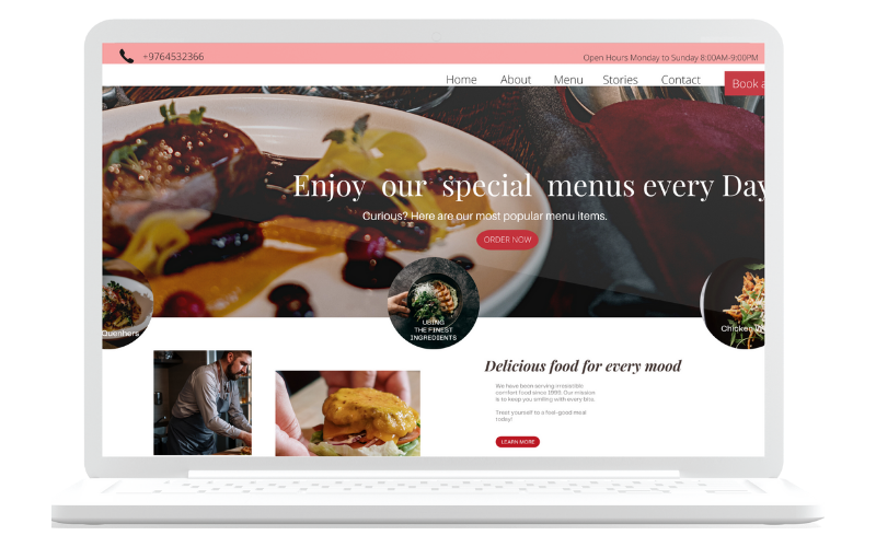 Restaurant Landing Page